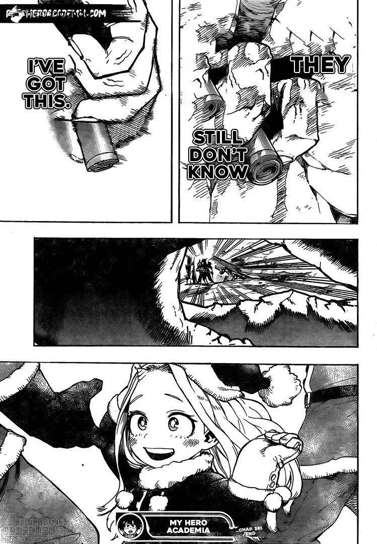 My Hero Academia, chapter 281, page 18