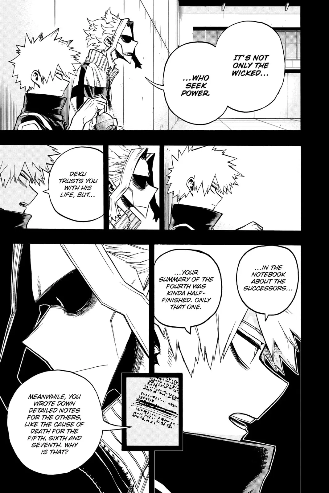My Hero Academia, chapter 284, page 9