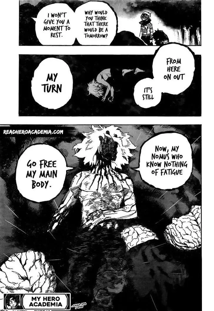 My Hero Academia, chapter 296, page 18