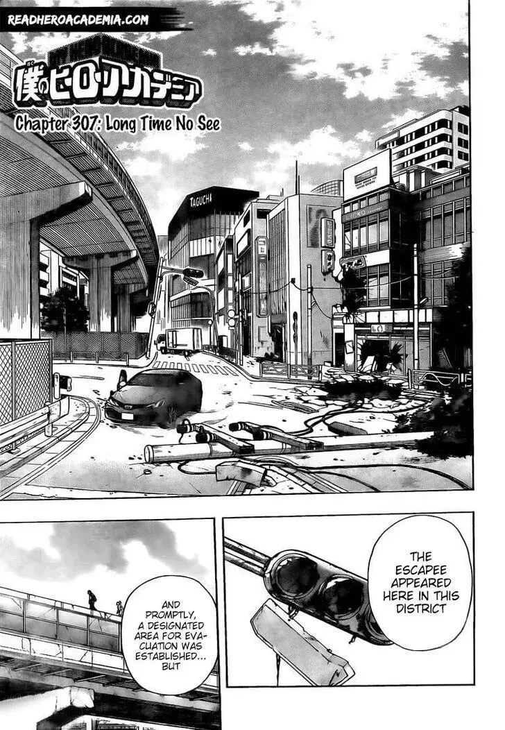 My Hero Academia, chapter 307, page 1