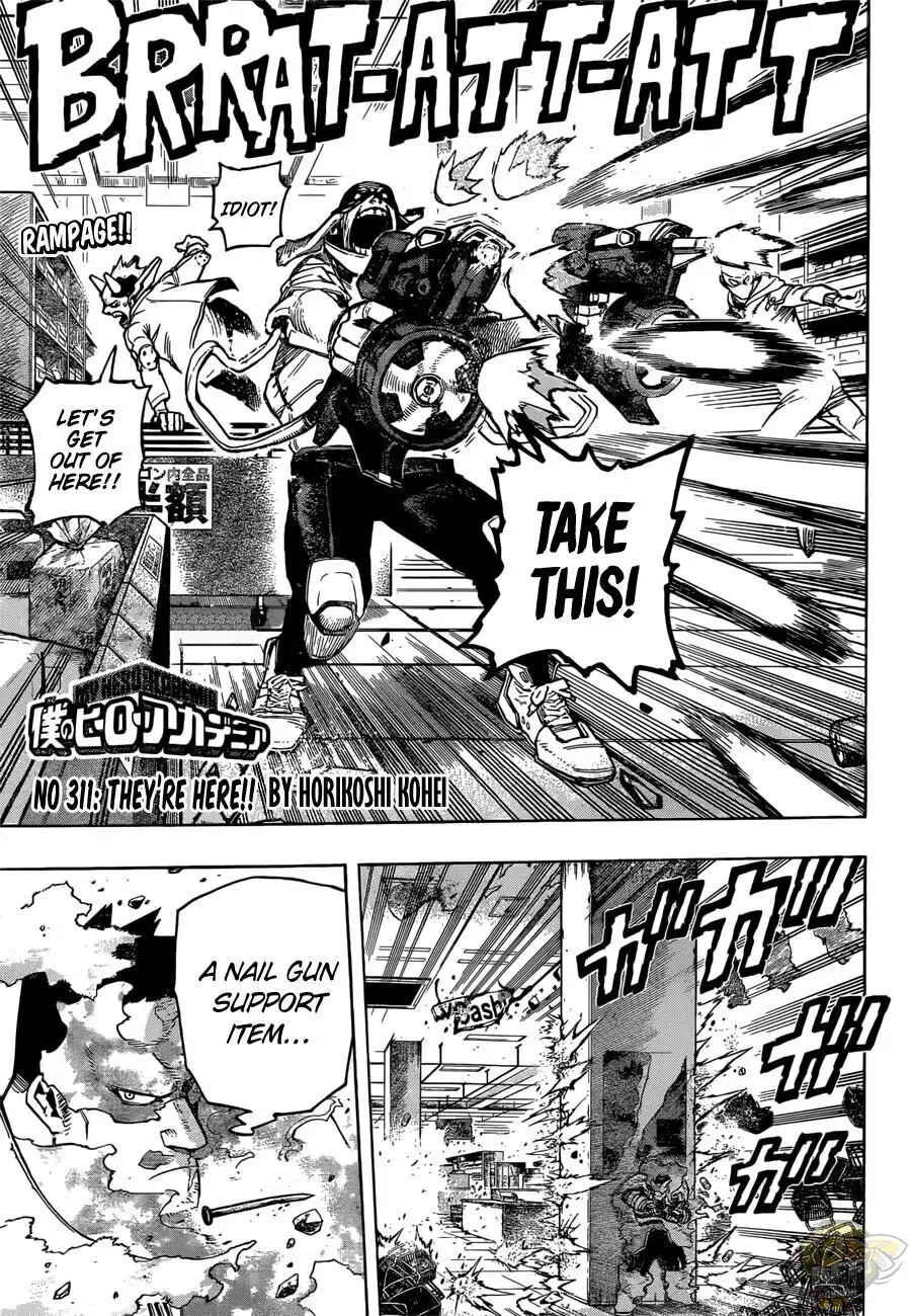 My Hero Academia, chapter 311, page 1