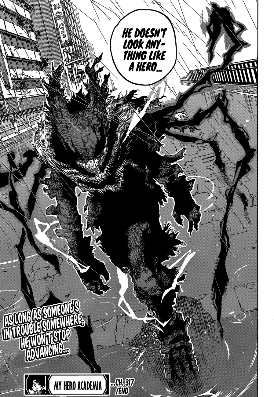 My Hero Academia, chapter 317, page 15