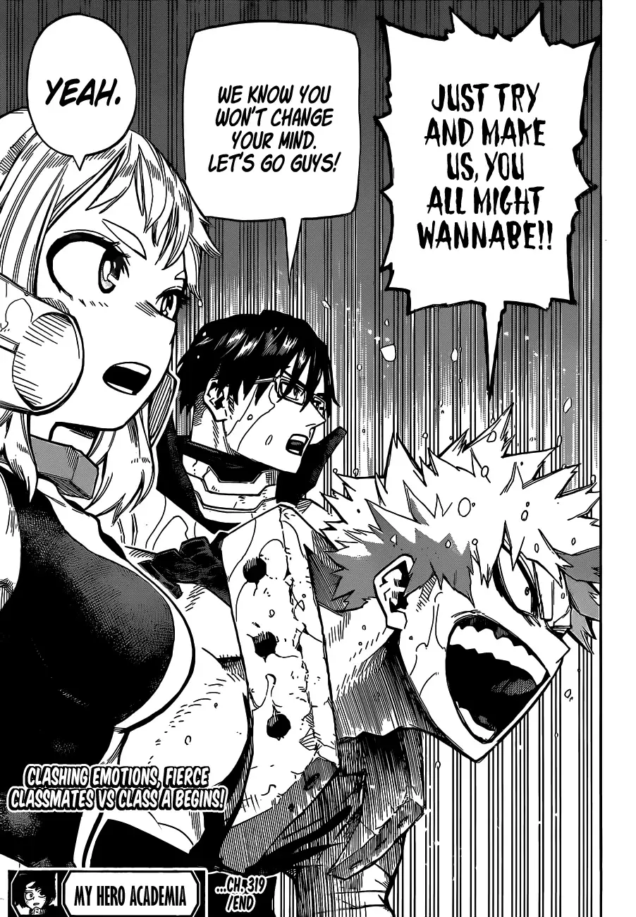 My Hero Academia, chapter 319, page 18