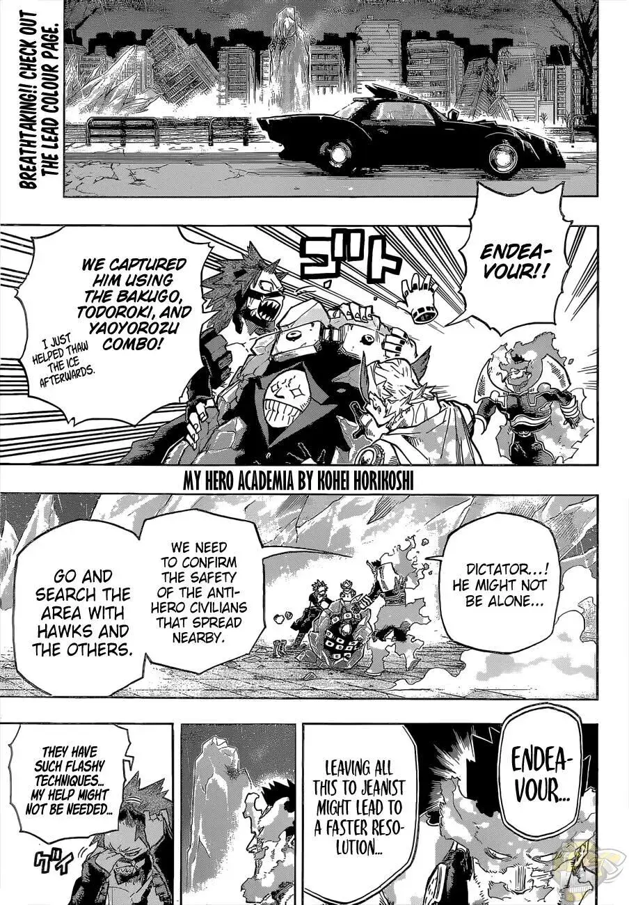 My Hero Academia, chapter 321, page 3