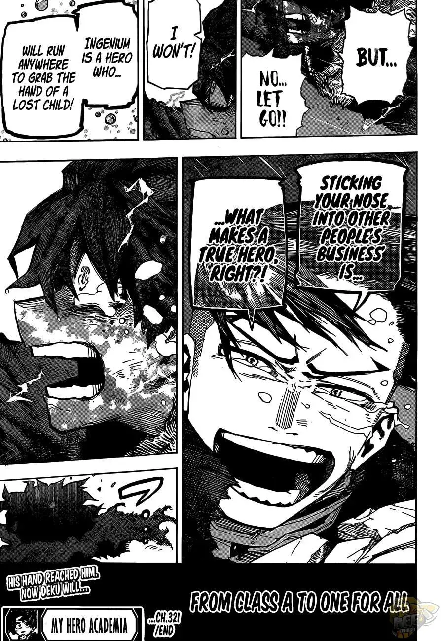 My Hero Academia, chapter 321, page 15