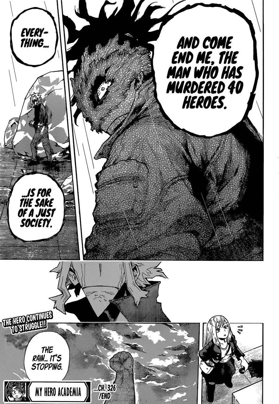 My Hero Academia, chapter 326, page 15