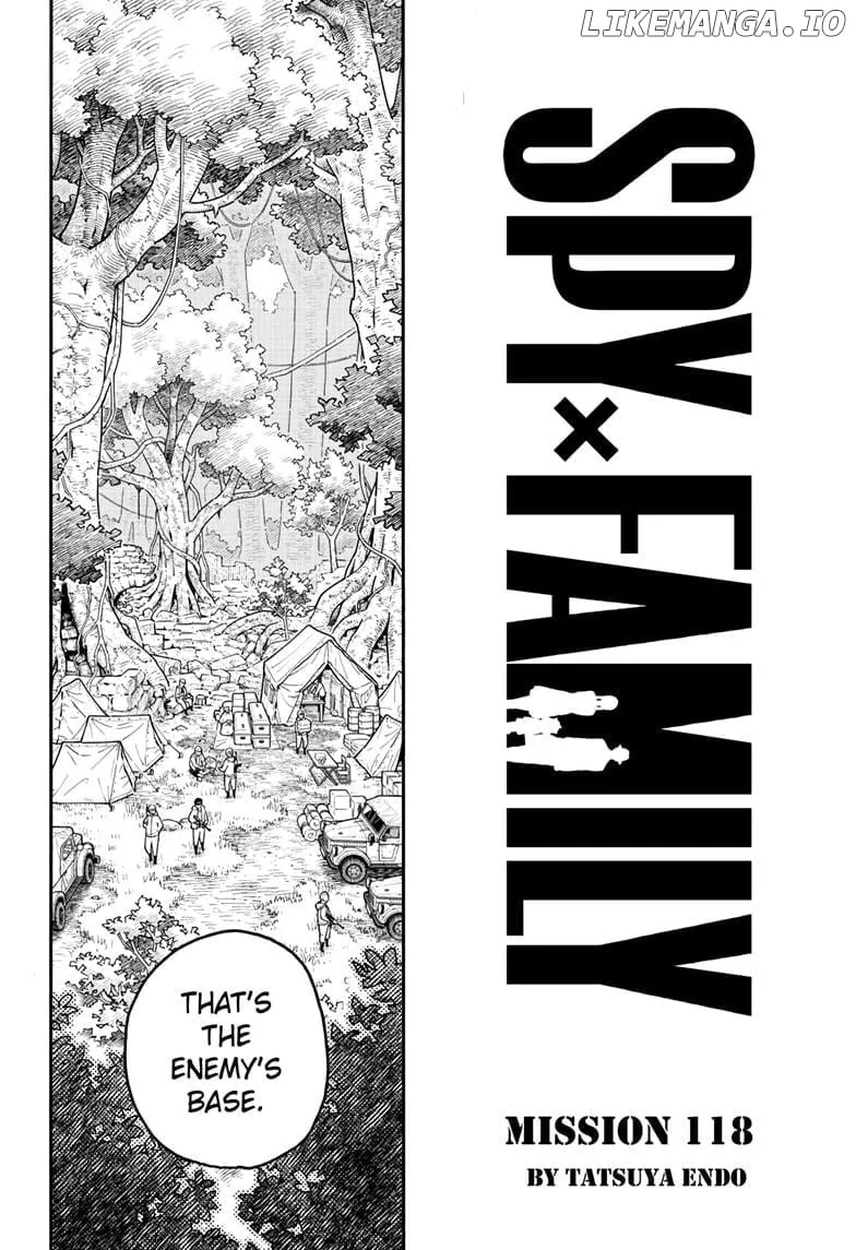 SPY x FAMILY Manga, chapter 118, page 1