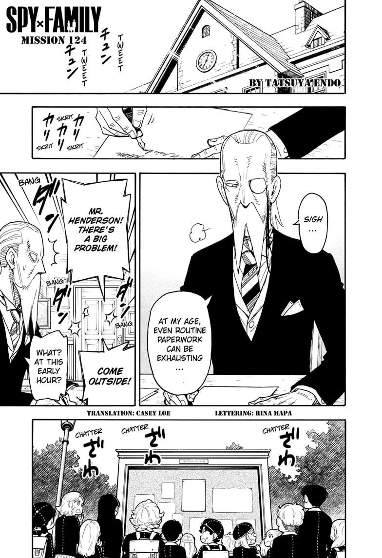 SPY x FAMILY Manga, chapter 124, page 1