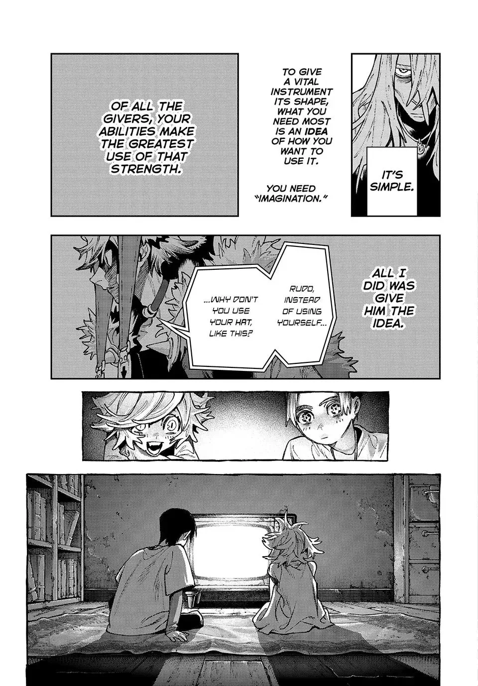 Gachiakuta Manga, chapter 158, page 15
