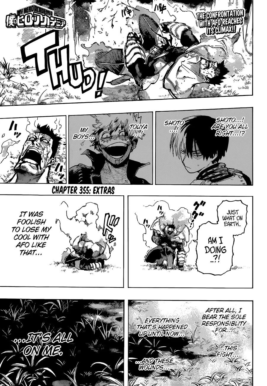 My Hero Academia, chapter 355, page 1