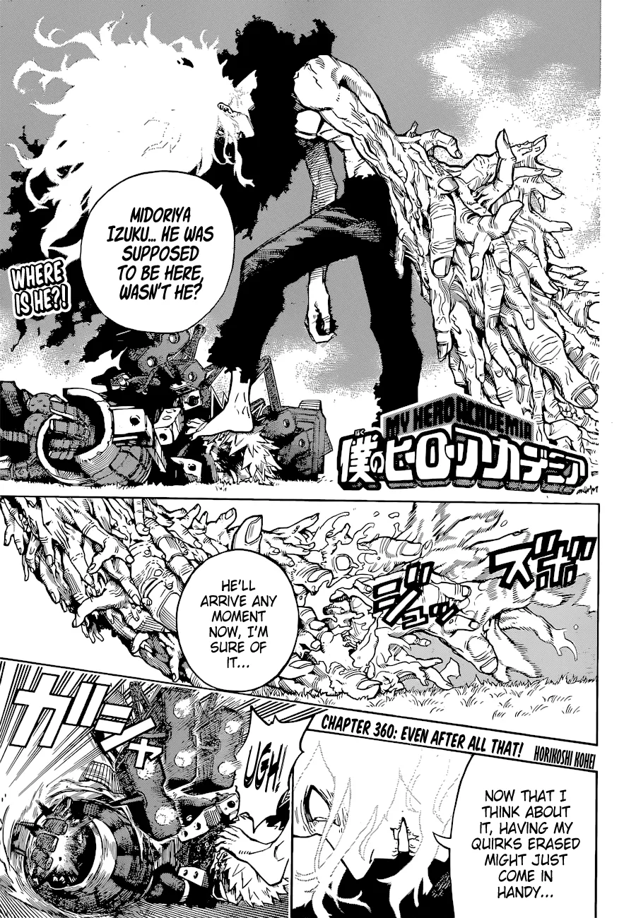 My Hero Academia, chapter 360, page 1