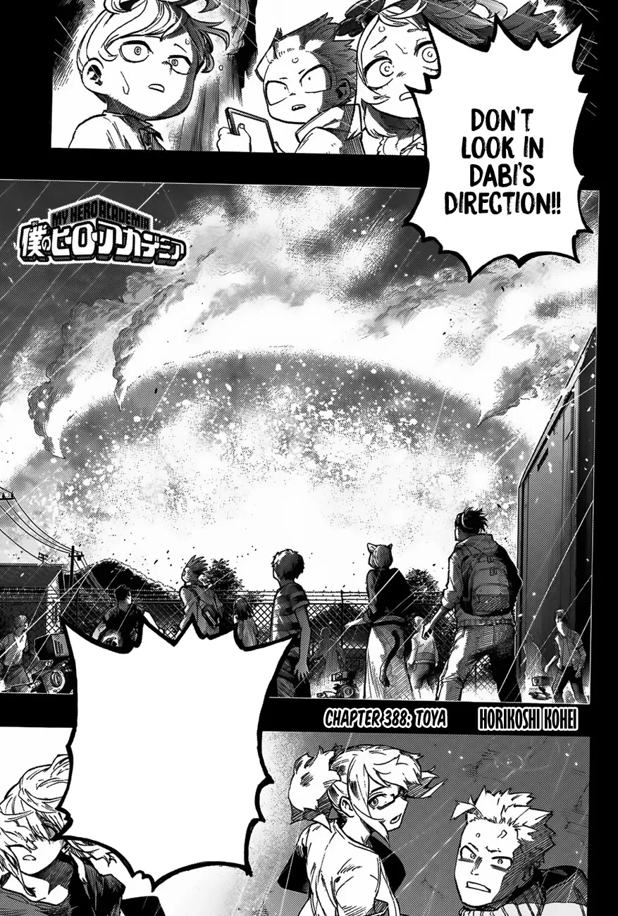 My Hero Academia, chapter 388, page 3