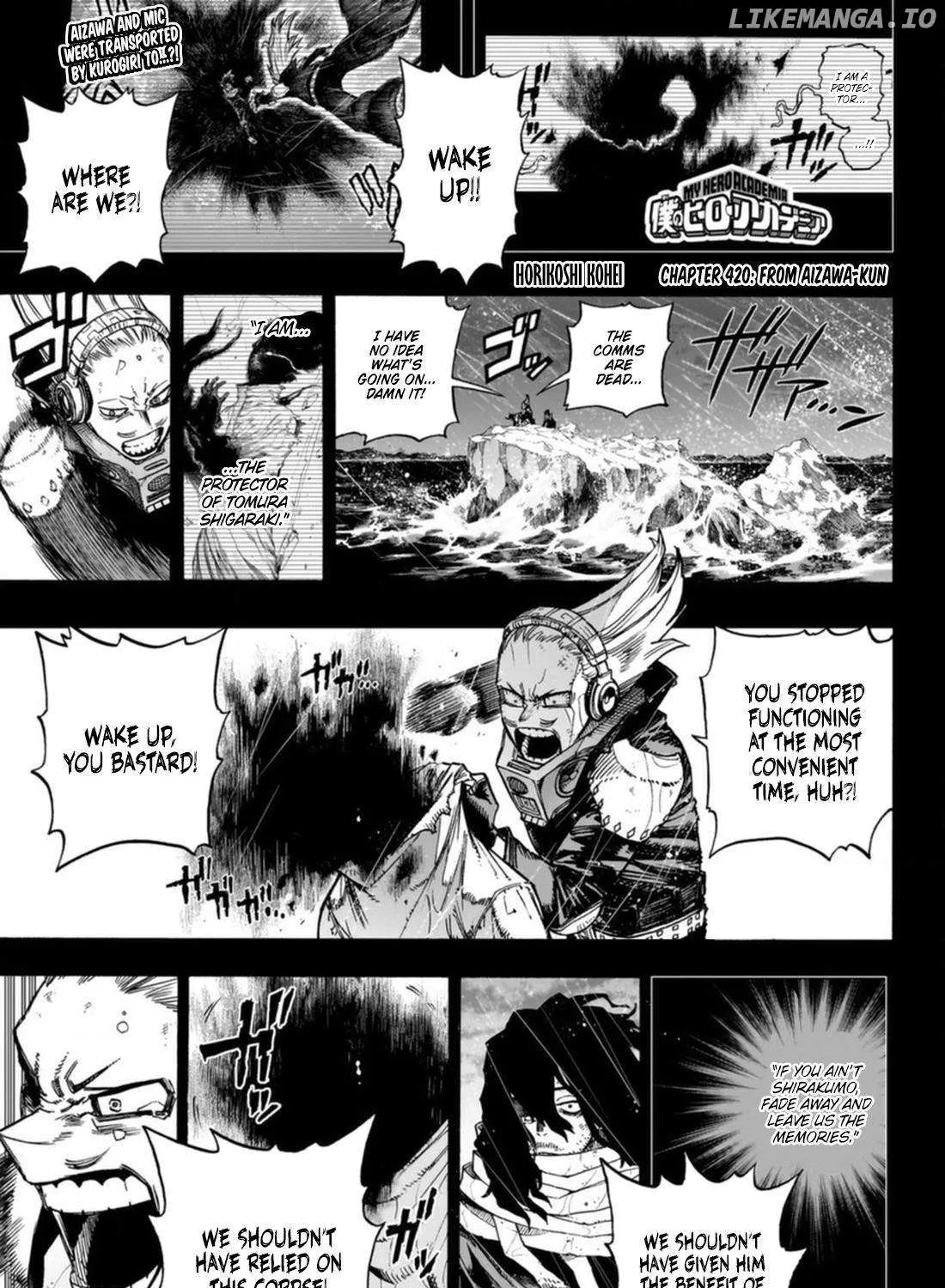 My Hero Academia, chapter 420, page 1