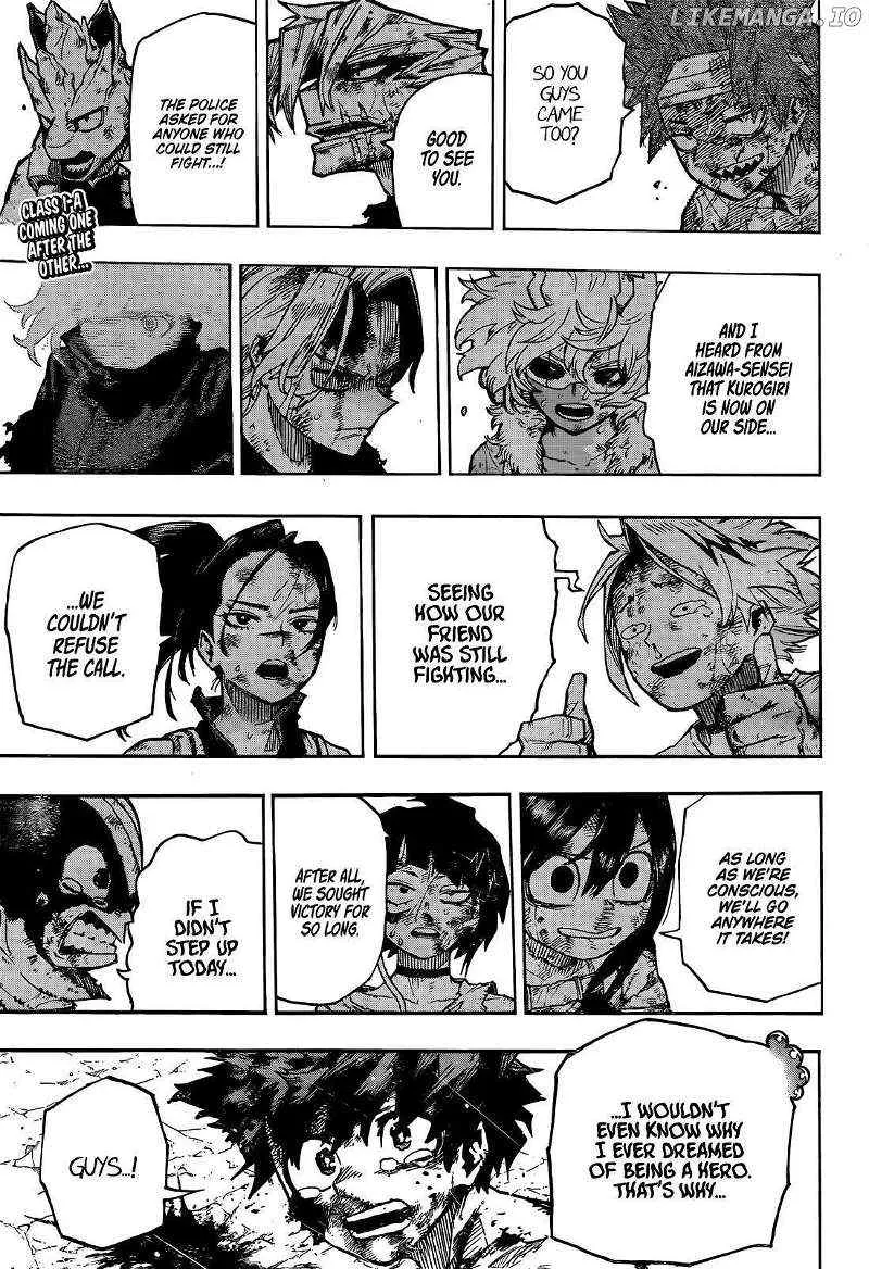 My Hero Academia, chapter 421, page 1