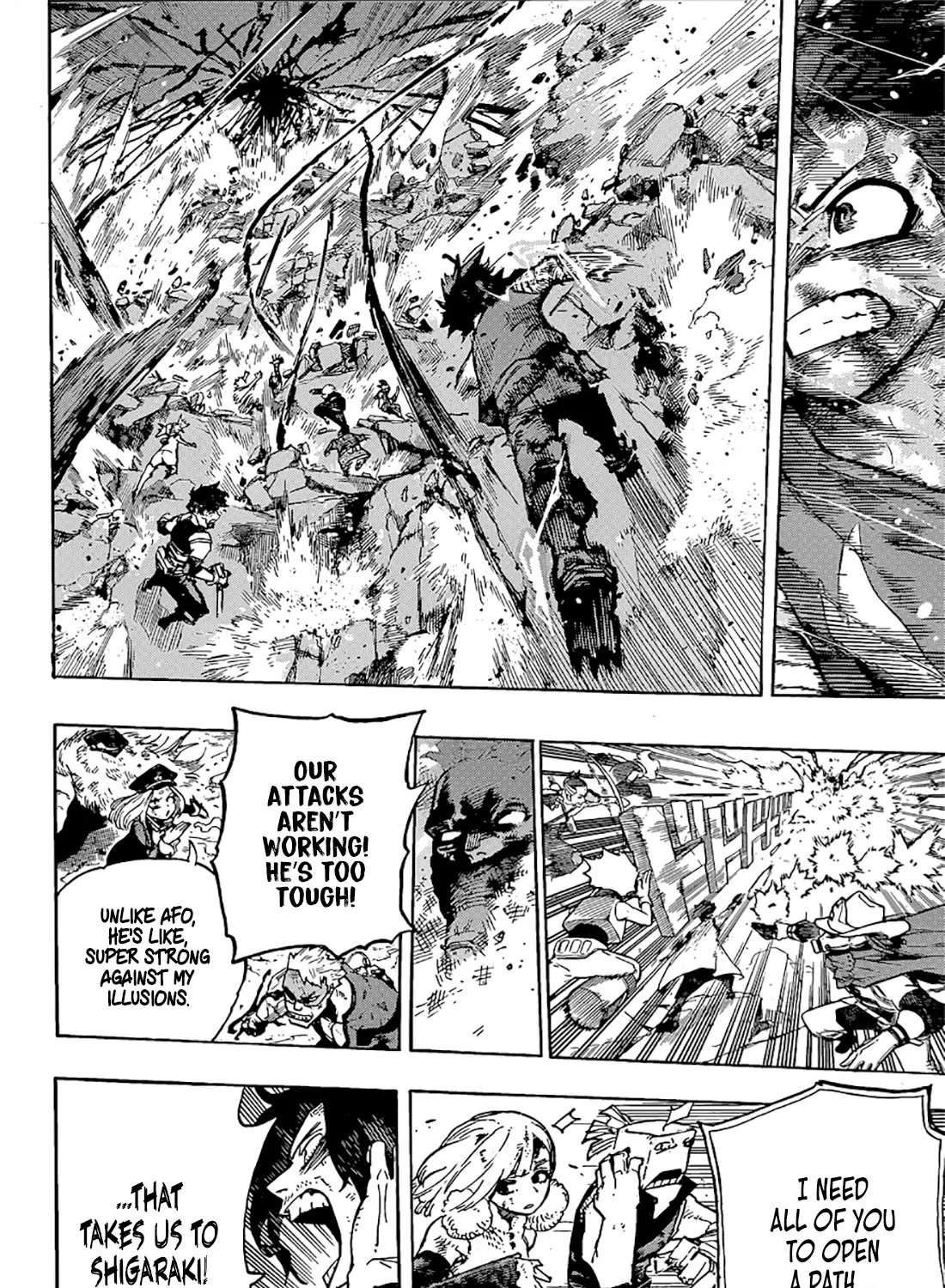 My Hero Academia, chapter 422, page 3