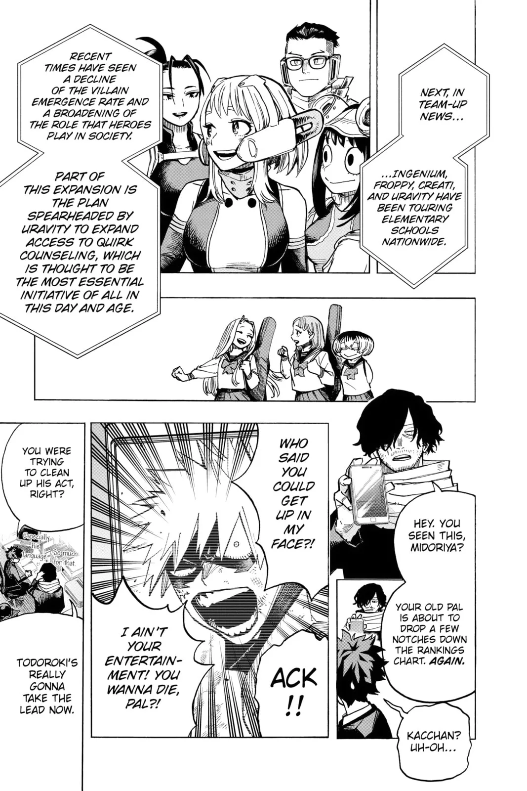 My Hero Academia, chapter 430, page 8
