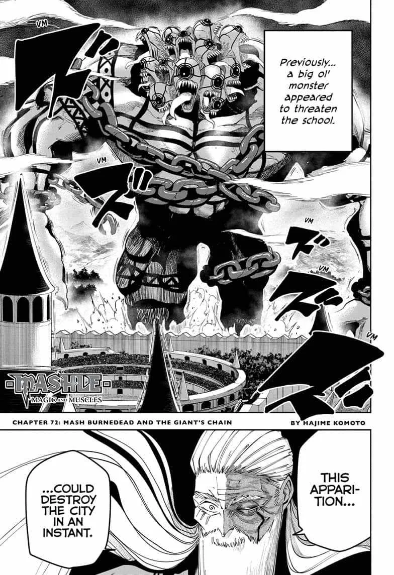 Mashle: Magic and Muscles, chapter 72, page 1