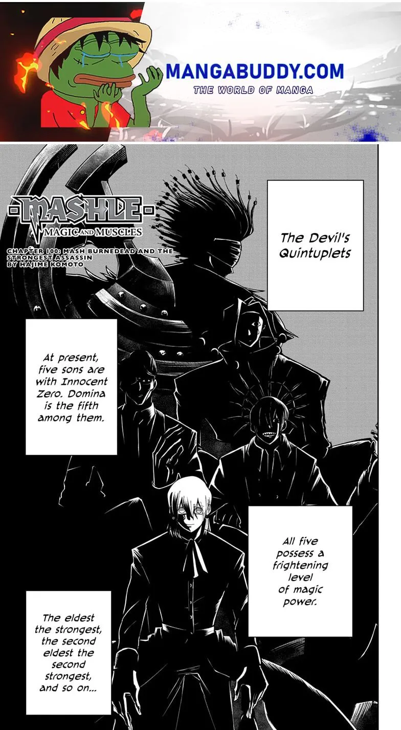 Mashle: Magic and Muscles, chapter 100, page 1