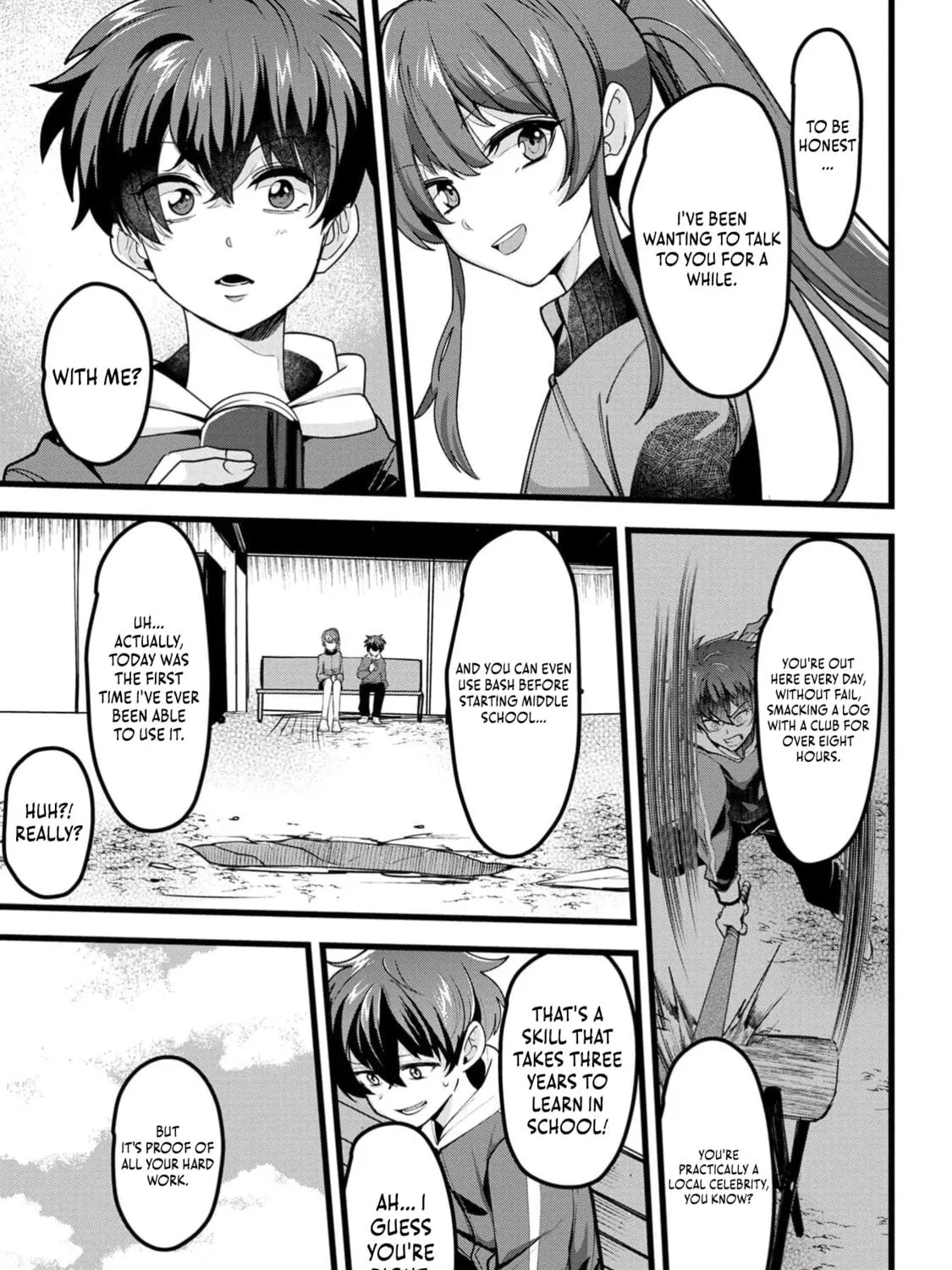 Chronicles of an Online Game Addict's Reincarnation in Another World: He Can't Use the Fighting Skill That Earned Him the Title of Fist King, so He Started Swinging a Club for Eight Hours a Day, chapter 2, page 9