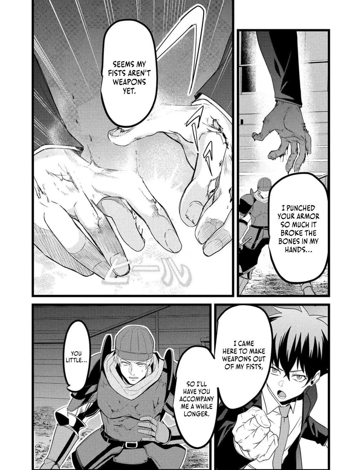 Chronicles of an Online Game Addict's Reincarnation in Another World: He Can't Use the Fighting Skill That Earned Him the Title of Fist King, so He Started Swinging a Club for Eight Hours a Day, chapter 13, page 23
