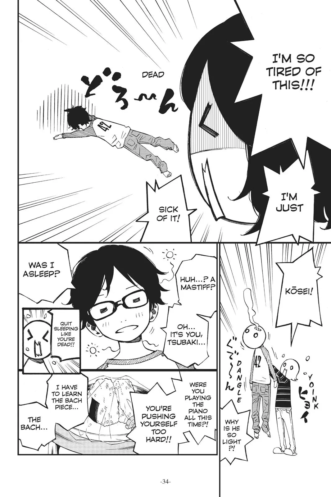 Shigatsu wa Kimi no Uso, chapter 37, page 33