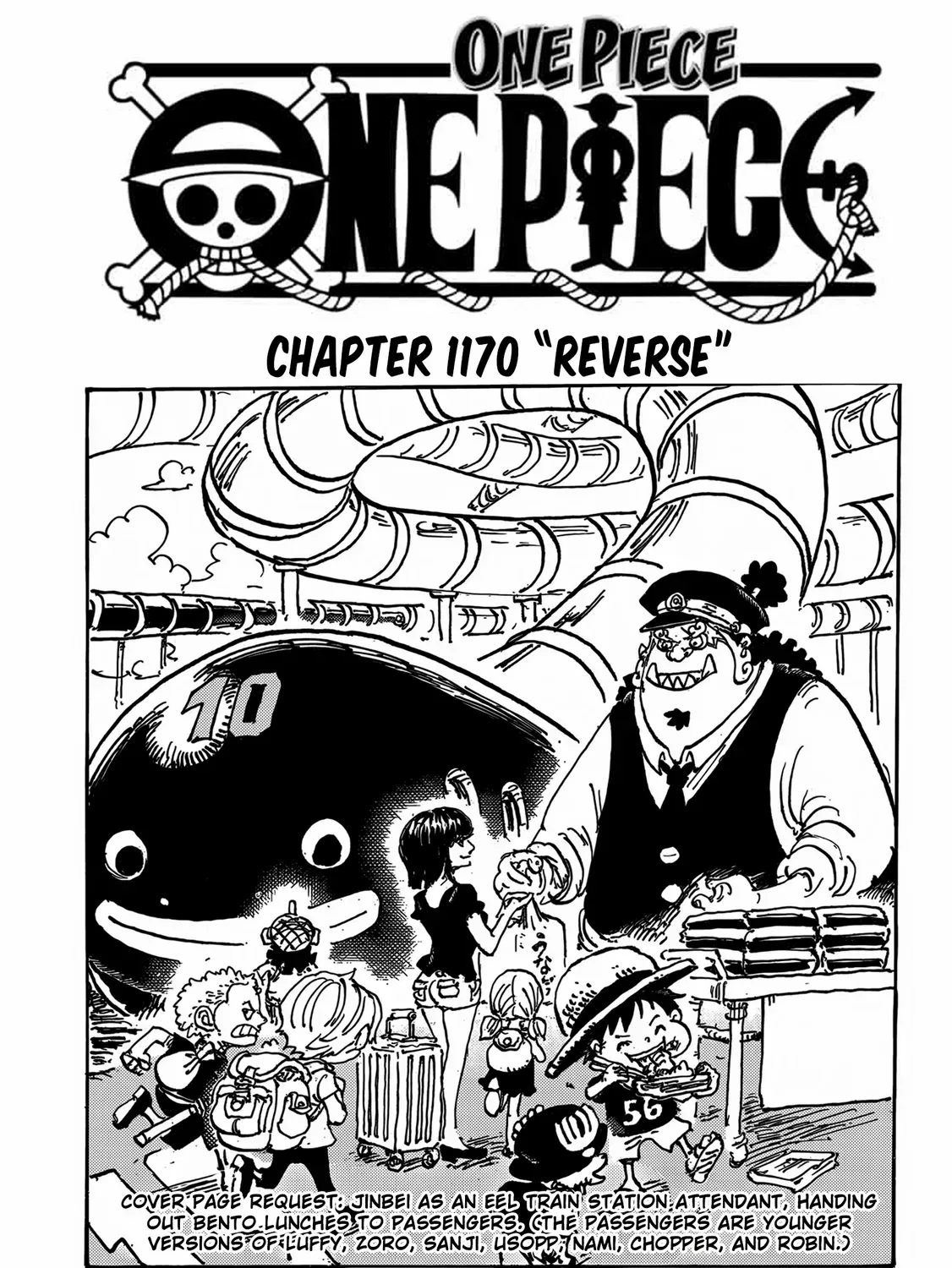 One Piece Manga, chapter 1170, page 1