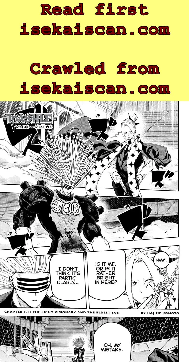 Mashle: Magic and Muscles, chapter 131, page 1