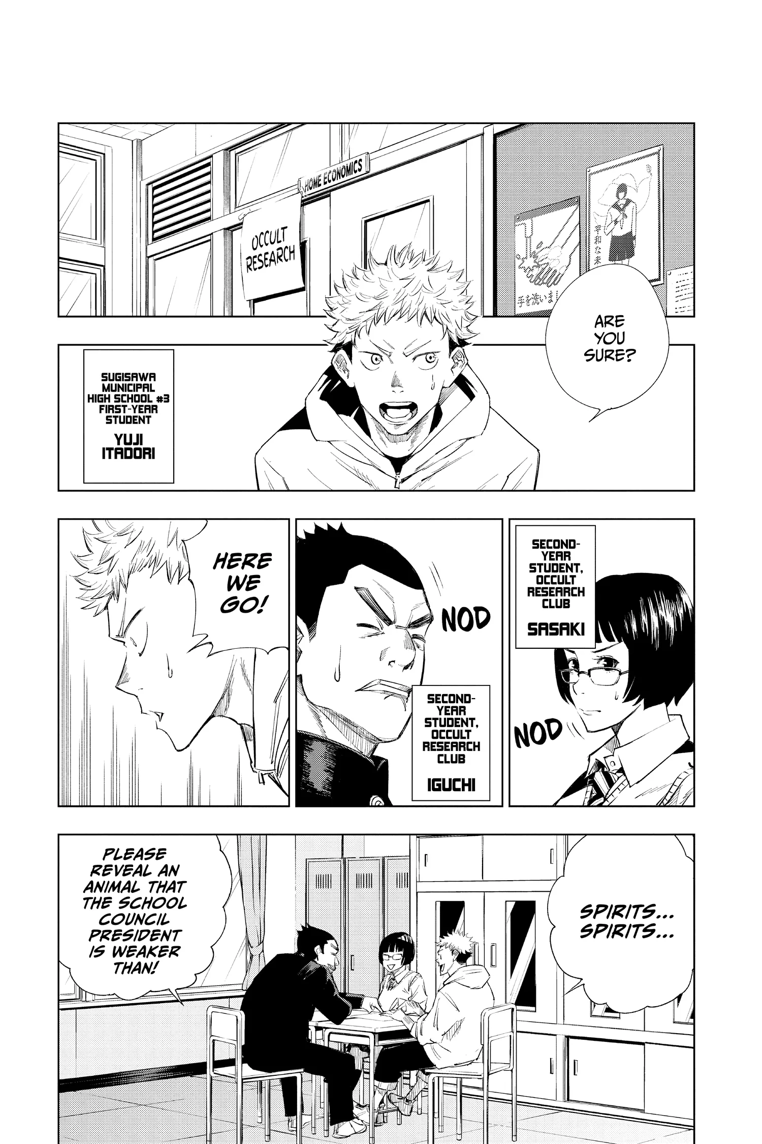 Jujutsu Kaisen (JJK) Manga Online, chapter Vol 1, page 9