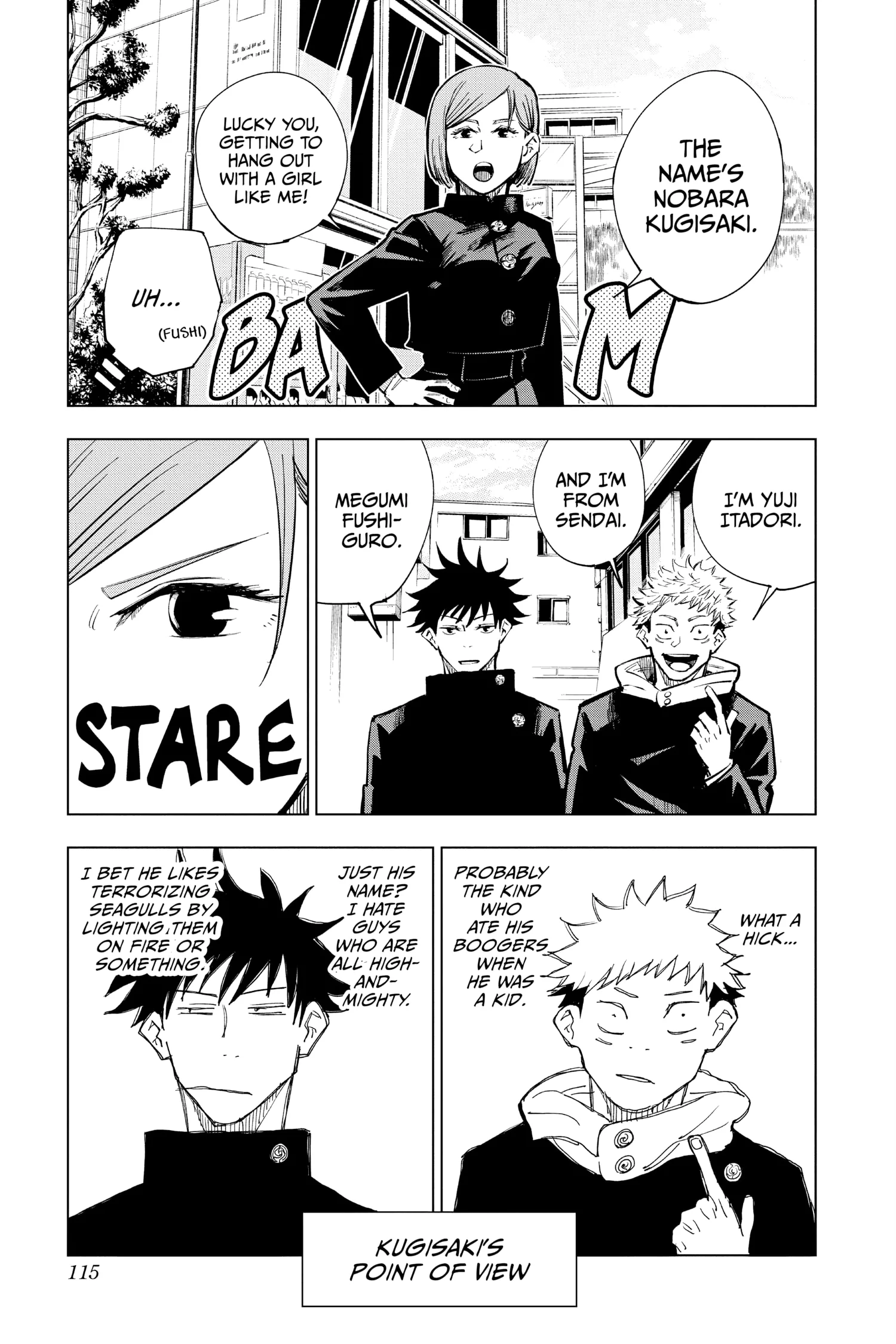 Jujutsu Kaisen (JJK) Manga Online, chapter Vol 1, page 112
