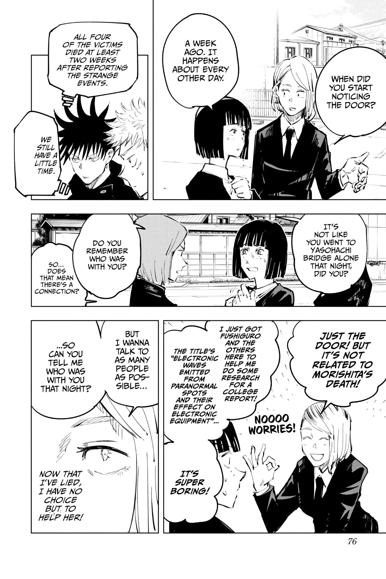 Jujutsu Kaisen (JJK) Manga Online, chapter Vol 7, page 74
