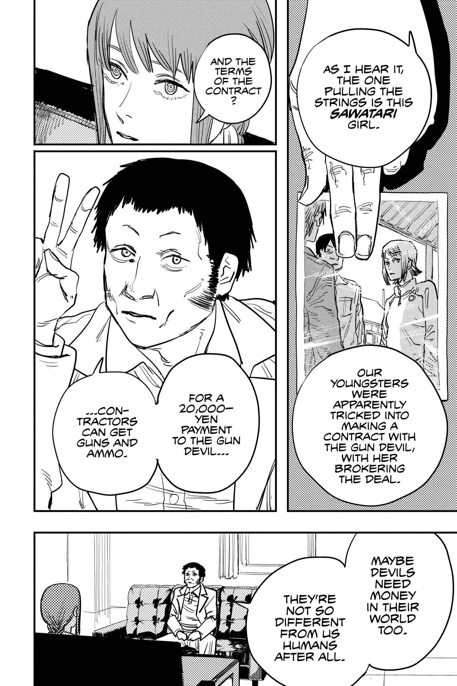 Chainsaw Man Manga, chapter Vol 4, page 157