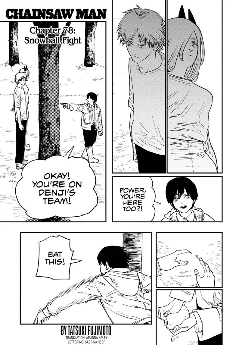 Chainsaw Man Manga, chapter 78, page 1