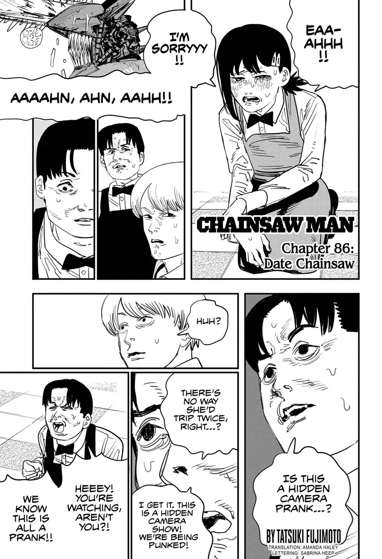 Chainsaw Man Manga, chapter 86, page 1