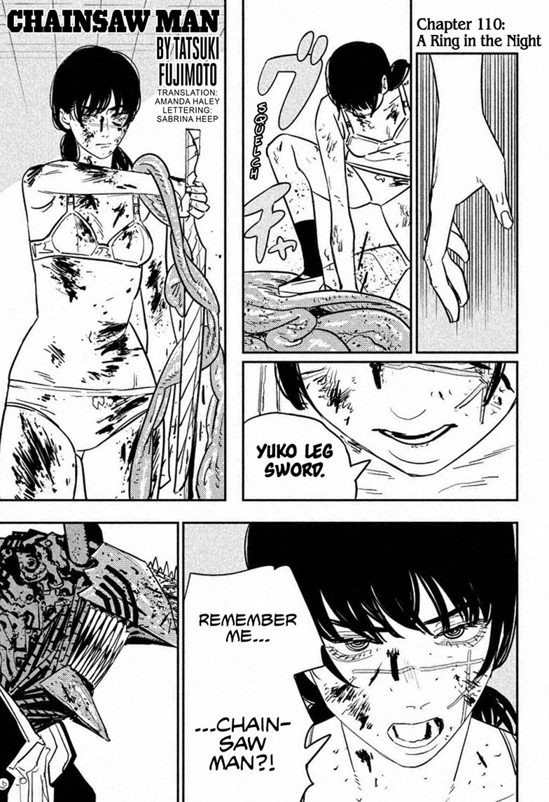 Chainsaw Man Manga, chapter 110, page 1