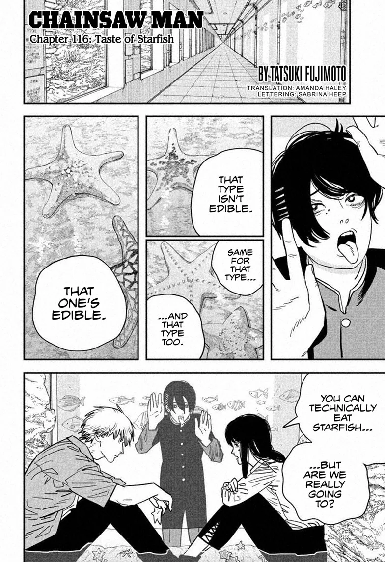 Chainsaw Man Manga, chapter 116, page 1