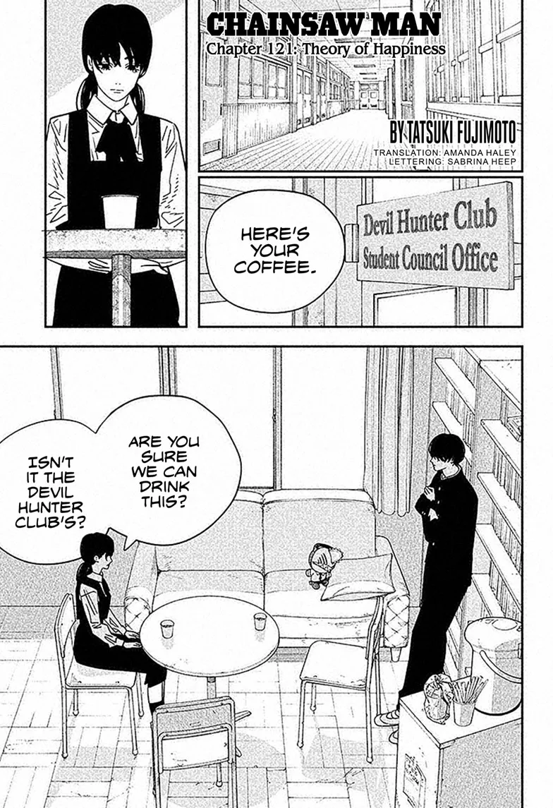 Chainsaw Man Manga, chapter 121, page 1