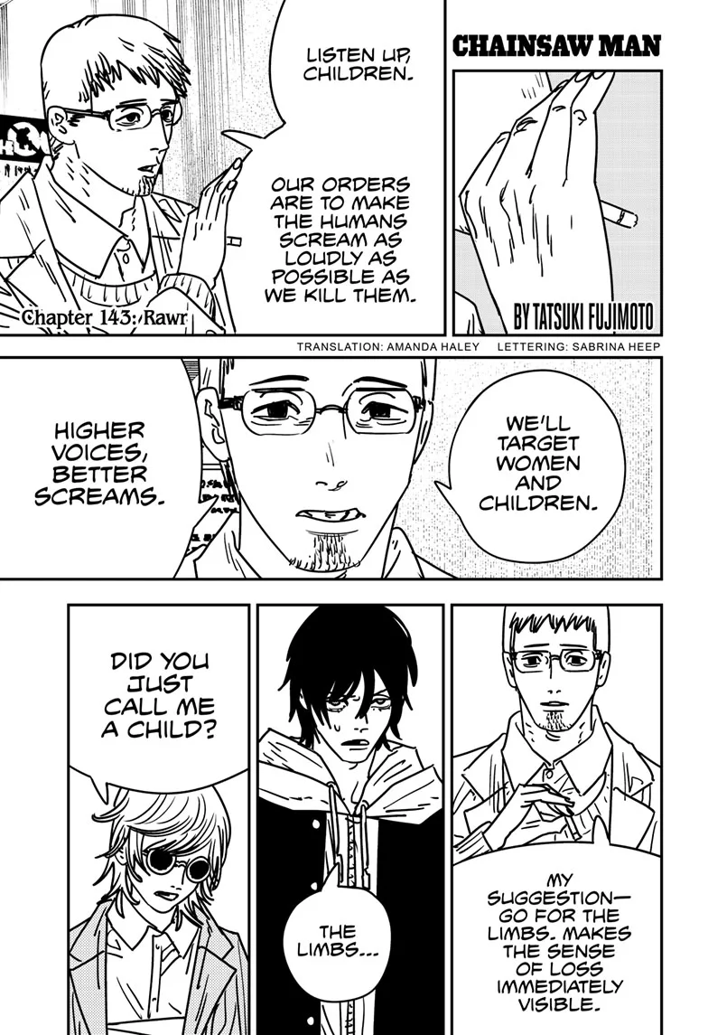 Chainsaw Man Manga, chapter 143, page 1