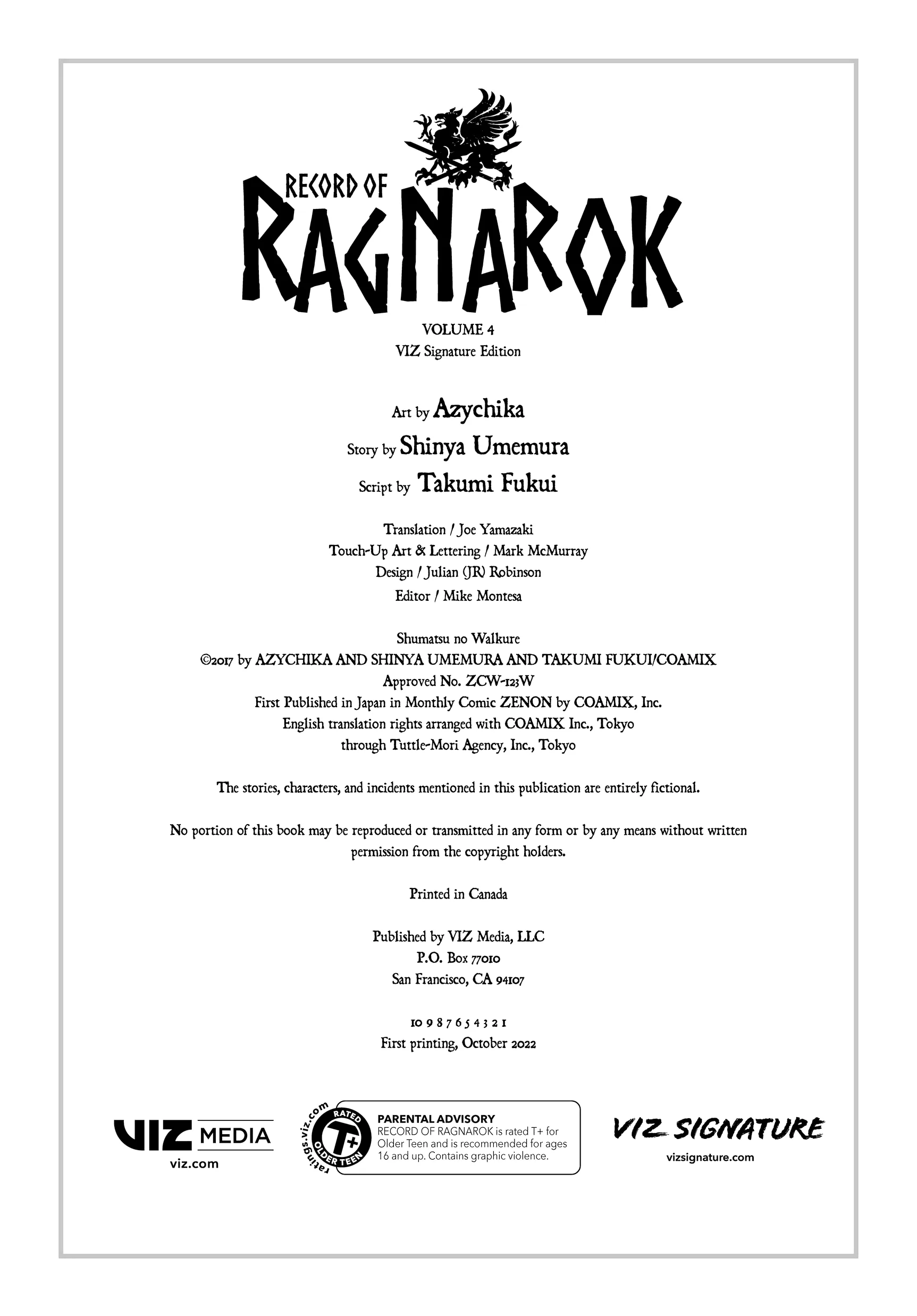 Record of Ragnarok, chapter Vol 4, page 191