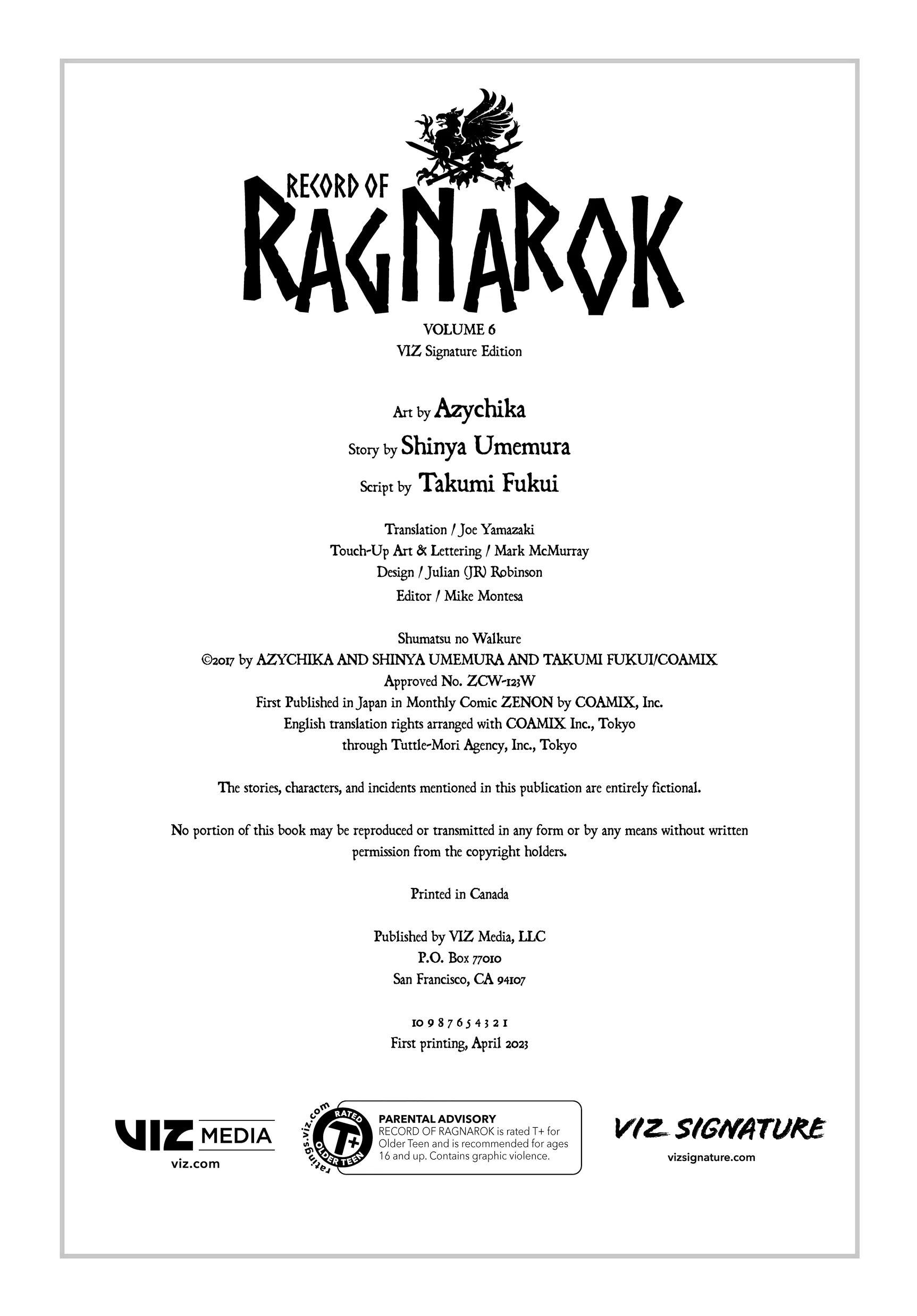 Record of Ragnarok, chapter Vol 6, page 190