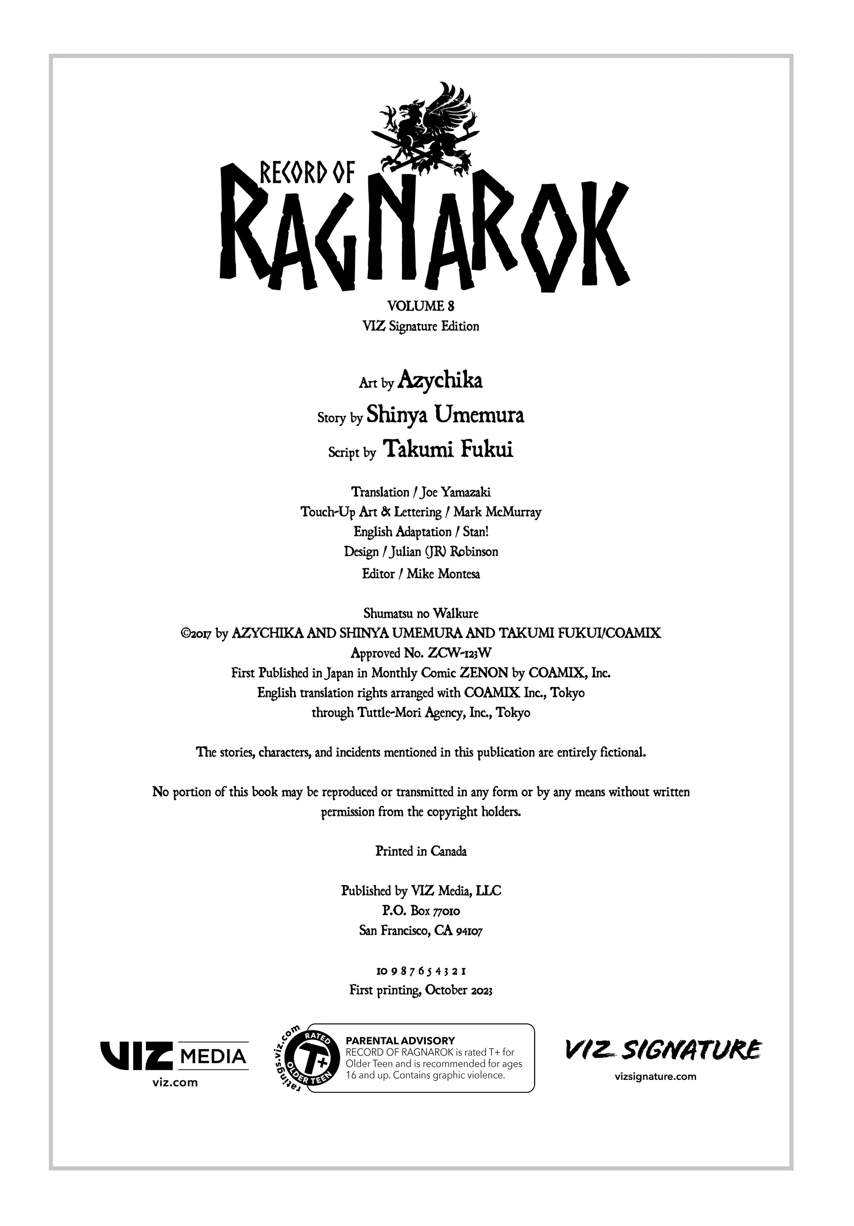 Record of Ragnarok, chapter Vol 8, page 187