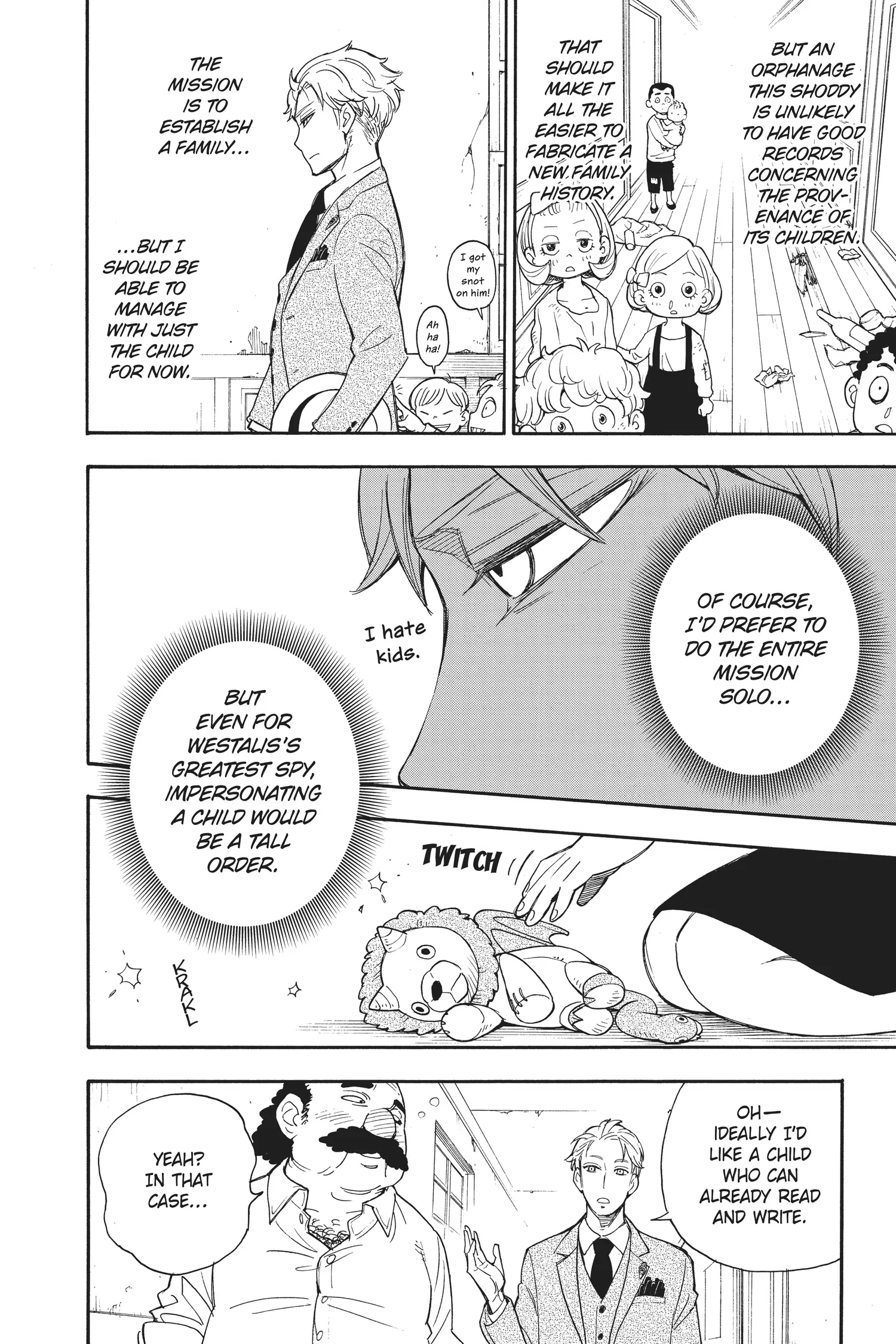 SPY x FAMILY Manga, chapter Vol 1, page 20