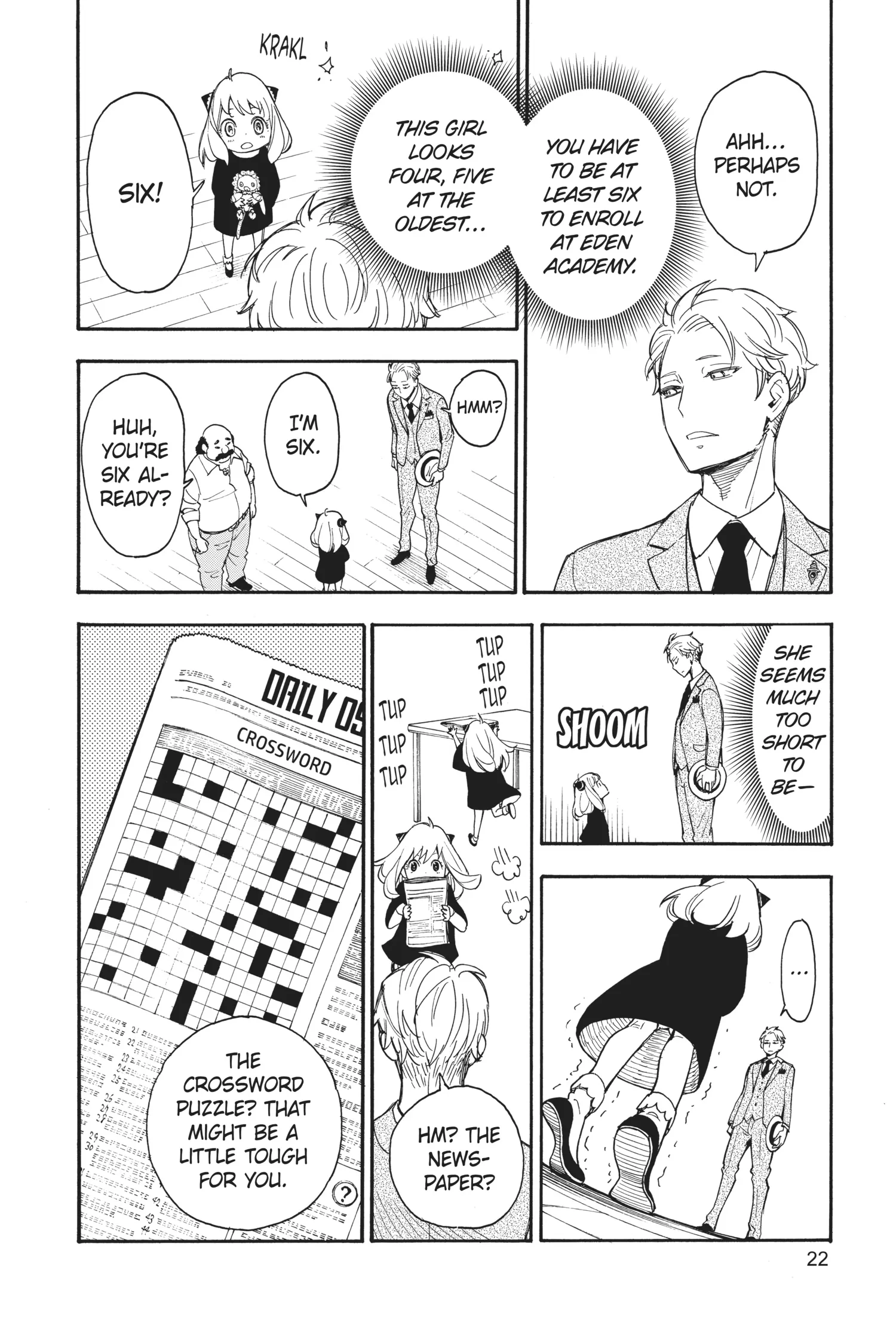 SPY x FAMILY Manga, chapter Vol 1, page 22