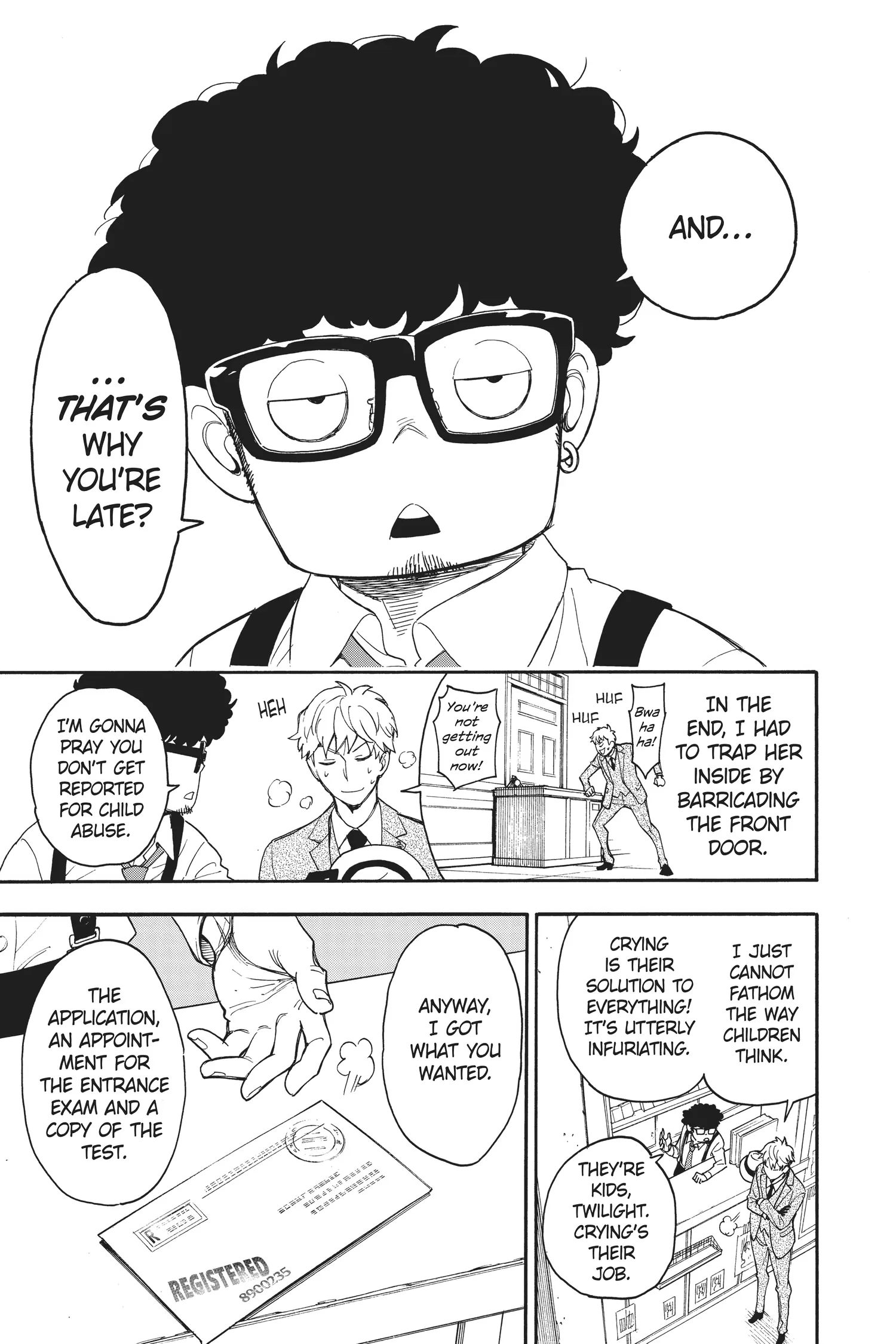 SPY x FAMILY Manga, chapter Vol 1, page 35
