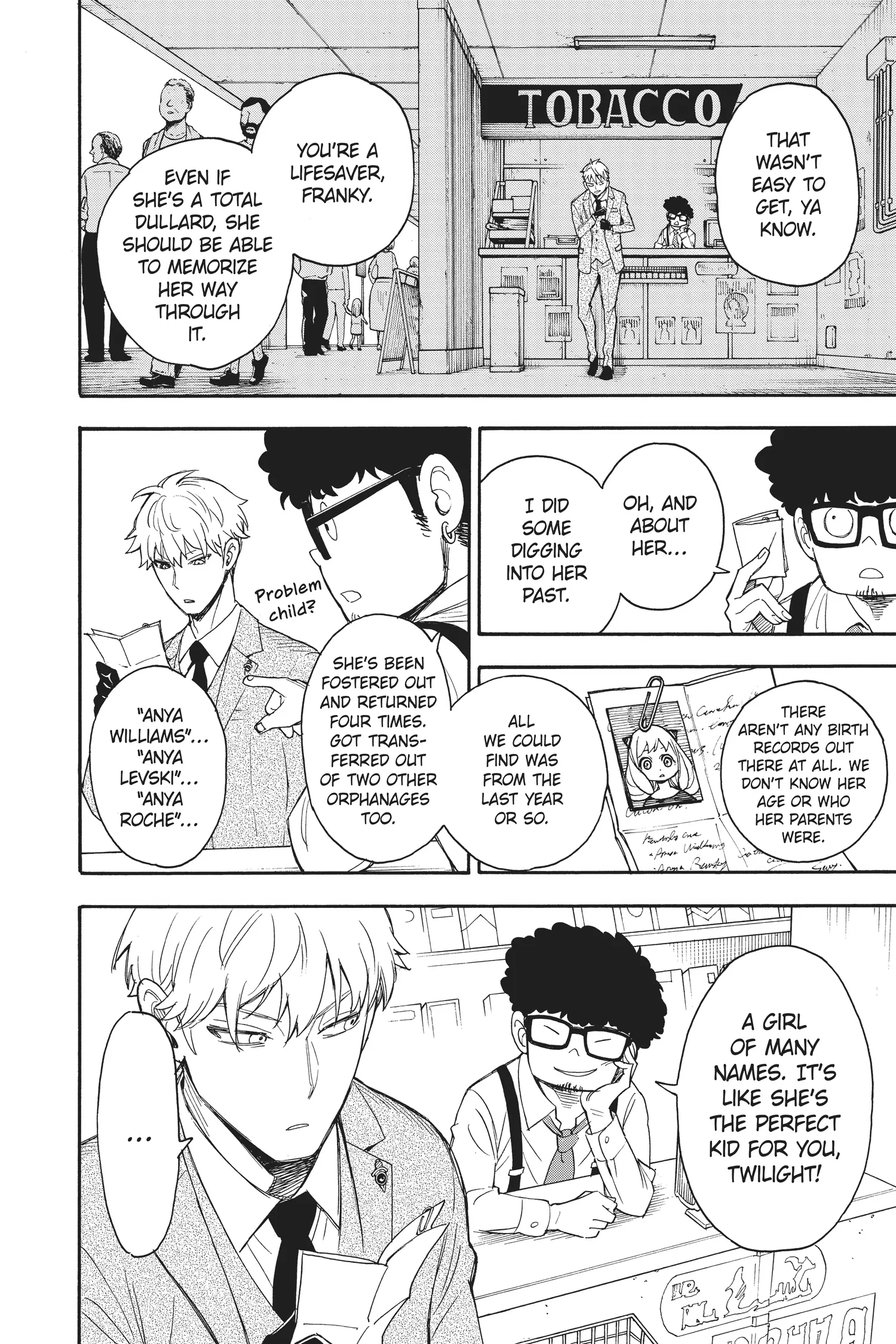 SPY x FAMILY Manga, chapter Vol 1, page 36