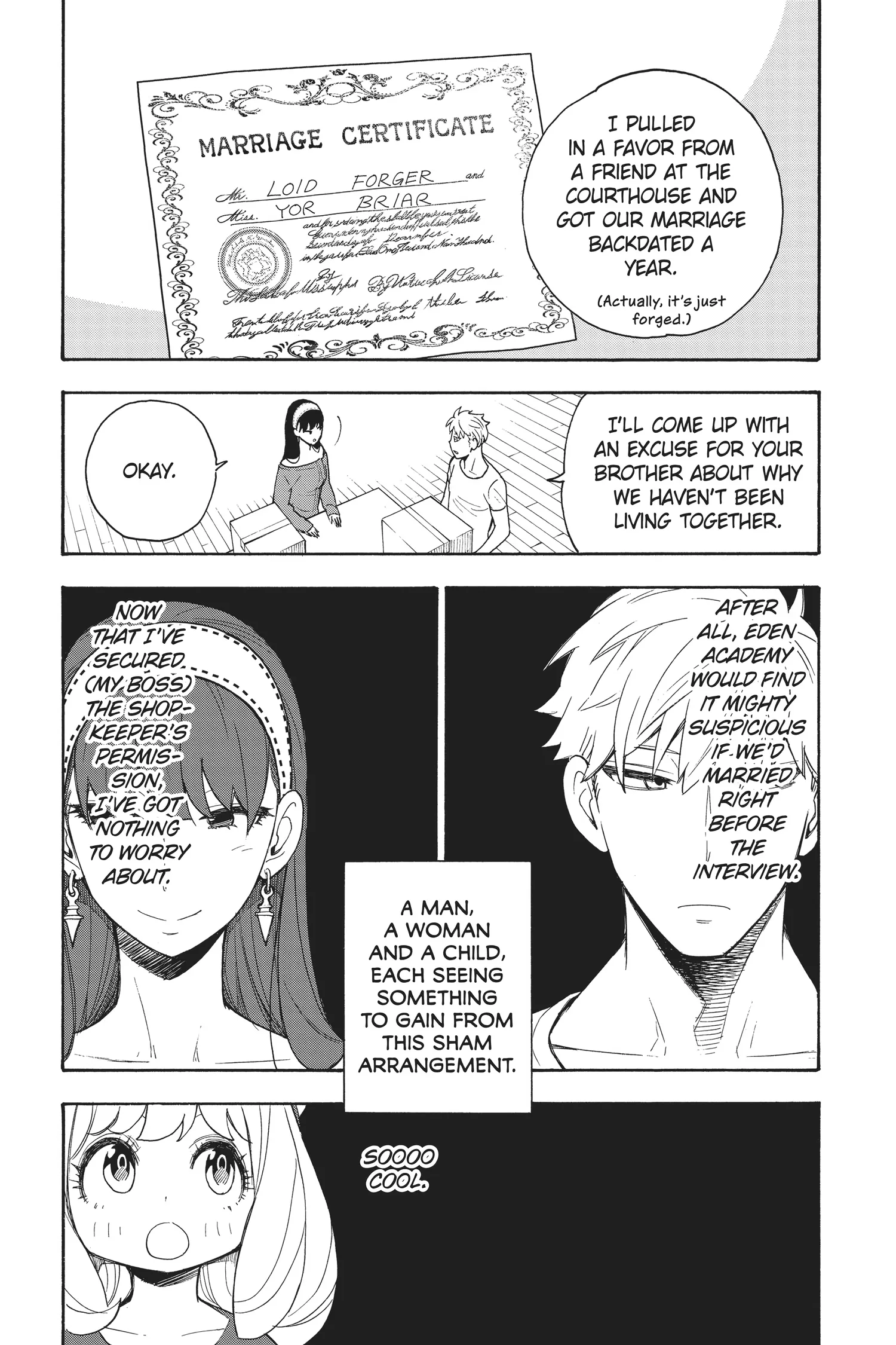 SPY x FAMILY Manga, chapter Vol 1, page 130