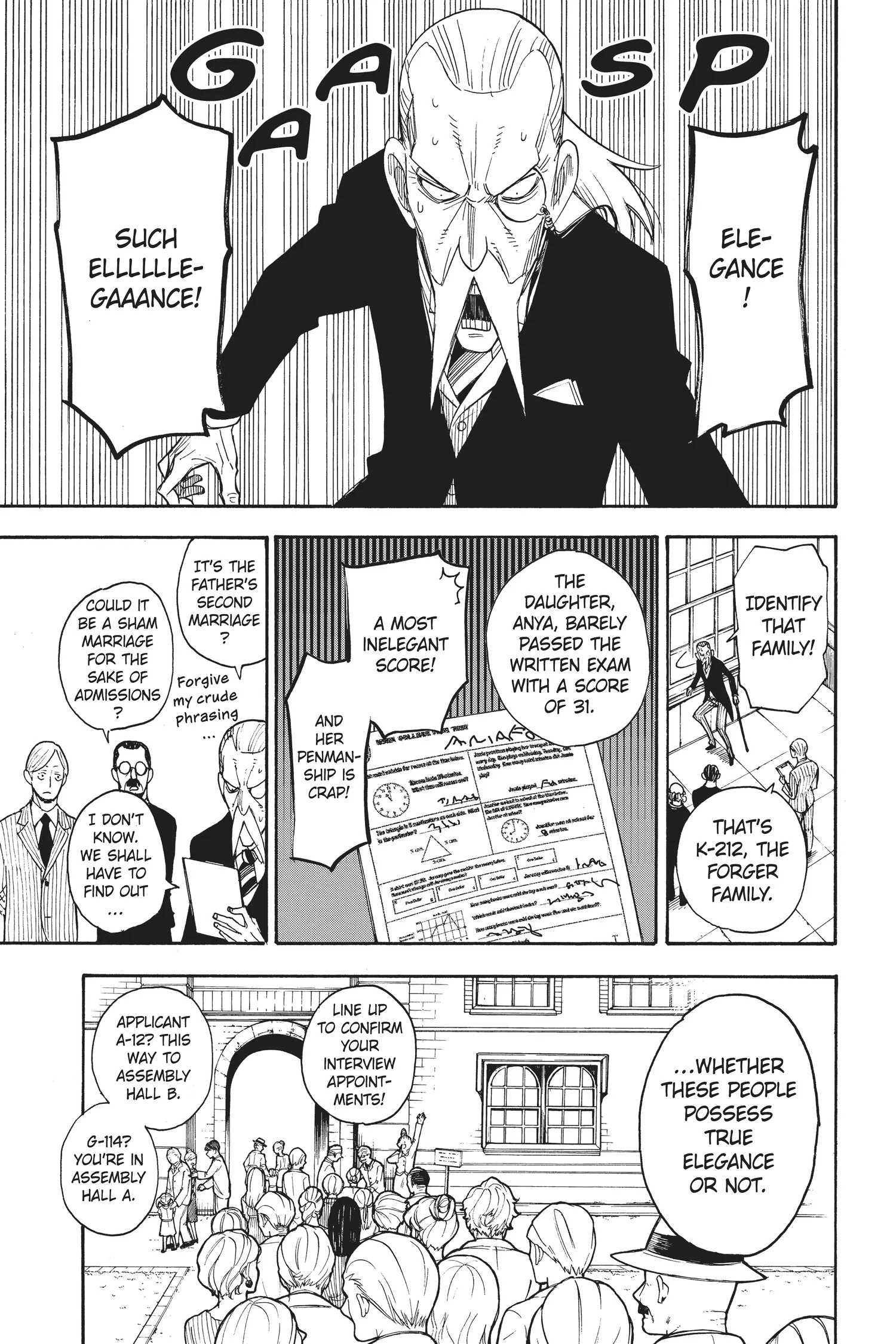 SPY x FAMILY Manga, chapter Vol 1, page 164