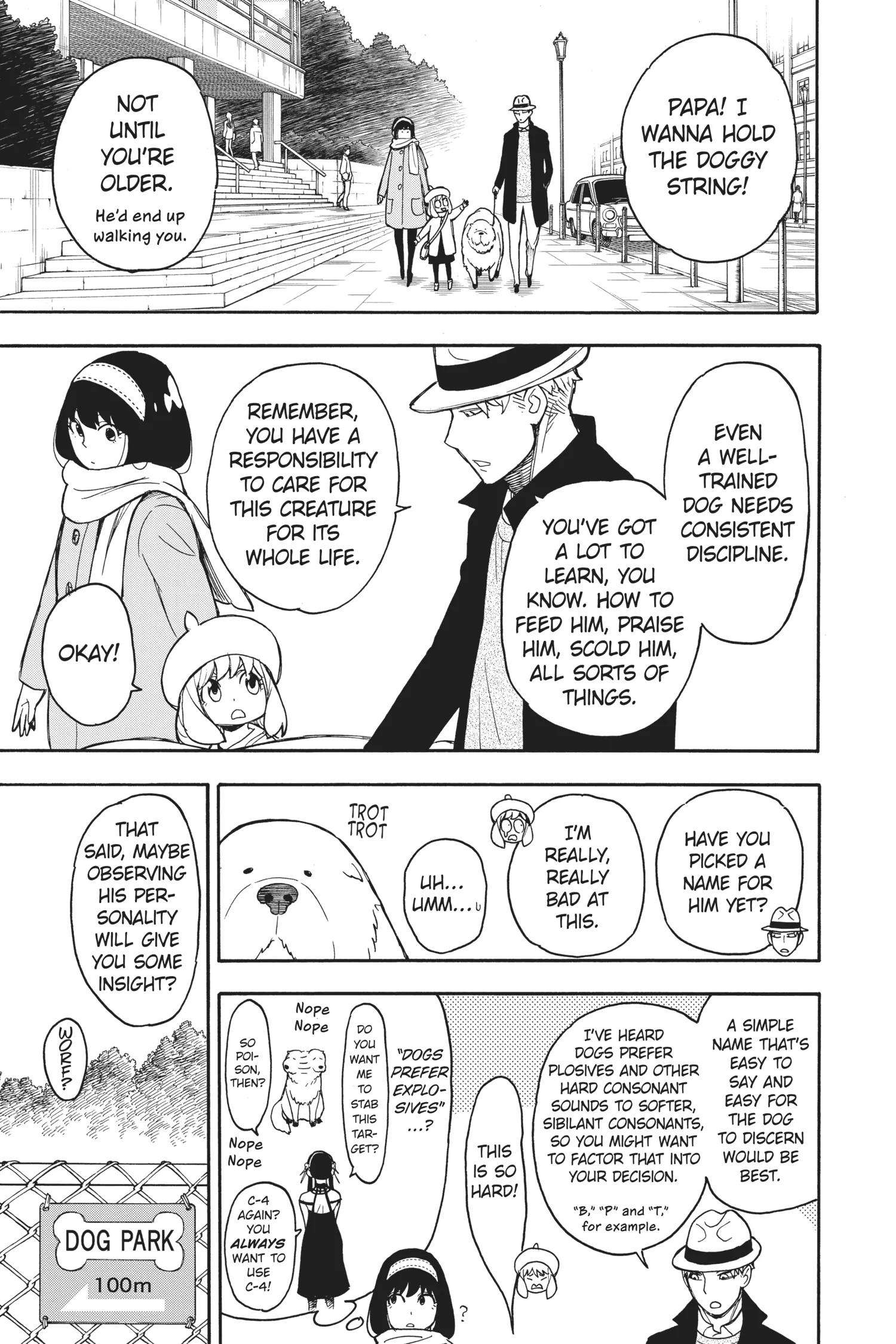 SPY x FAMILY Manga, chapter Vol 4, page 147