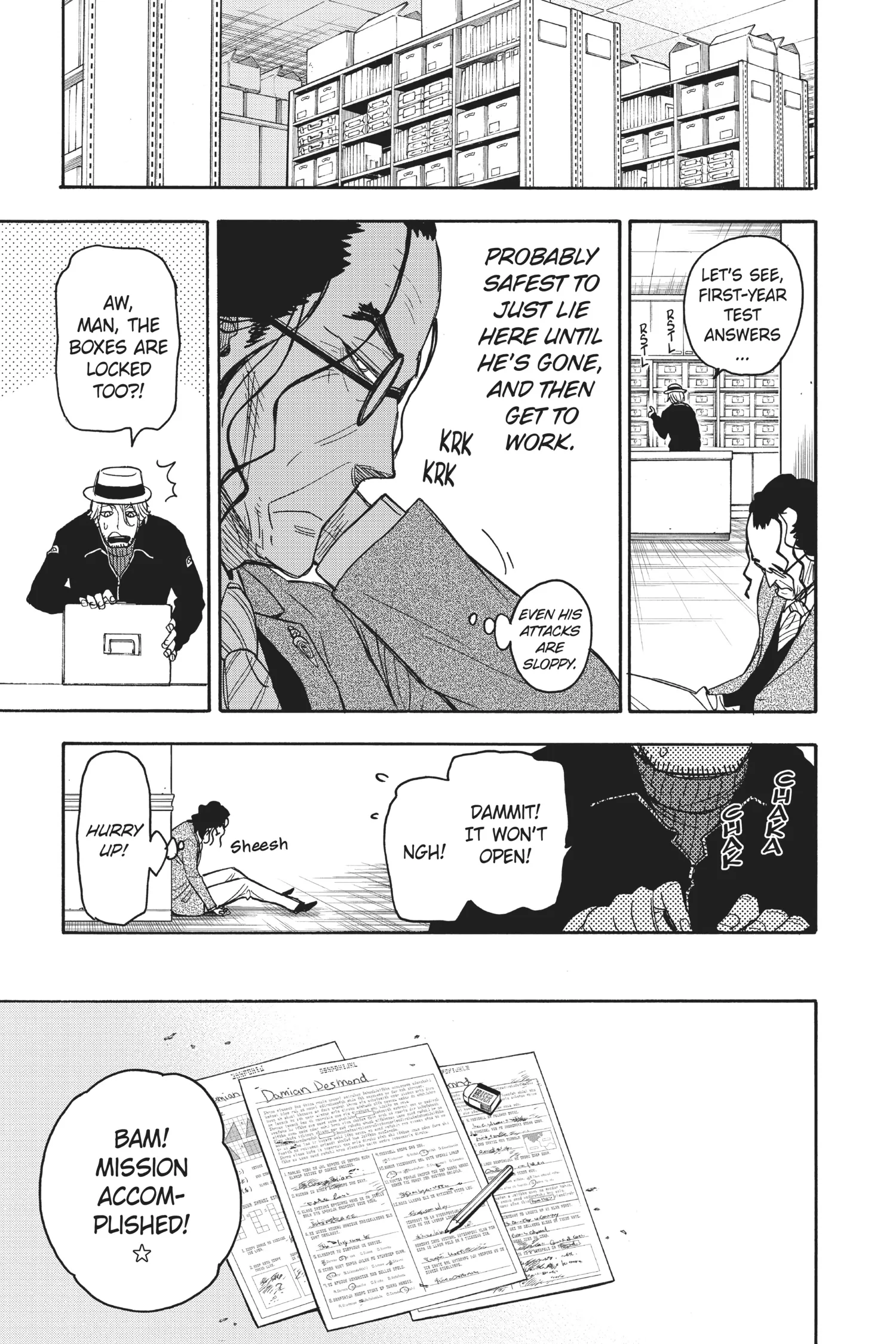SPY x FAMILY Manga, chapter Vol 5, page 97