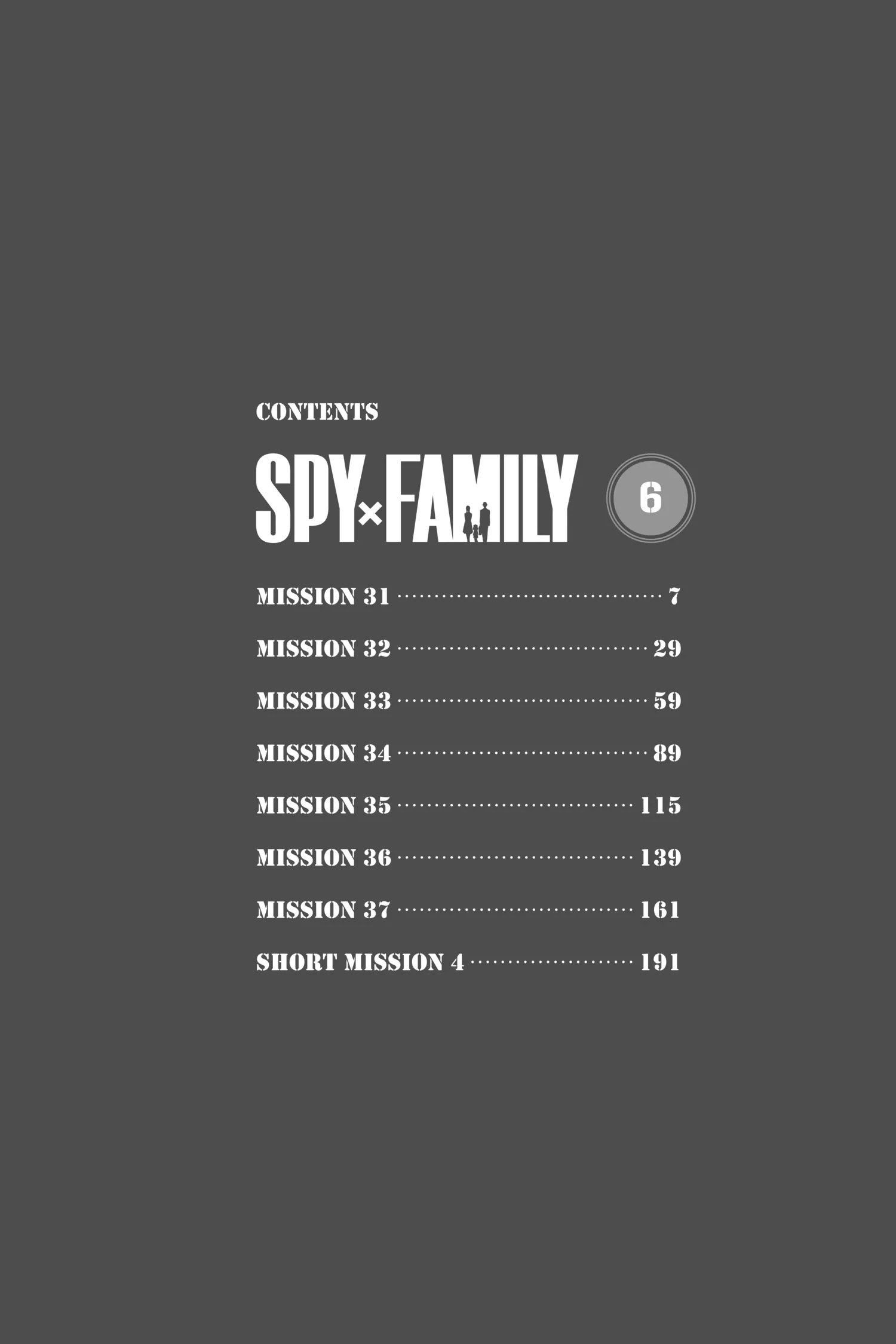 SPY x FAMILY Manga, chapter Vol 6, page 7