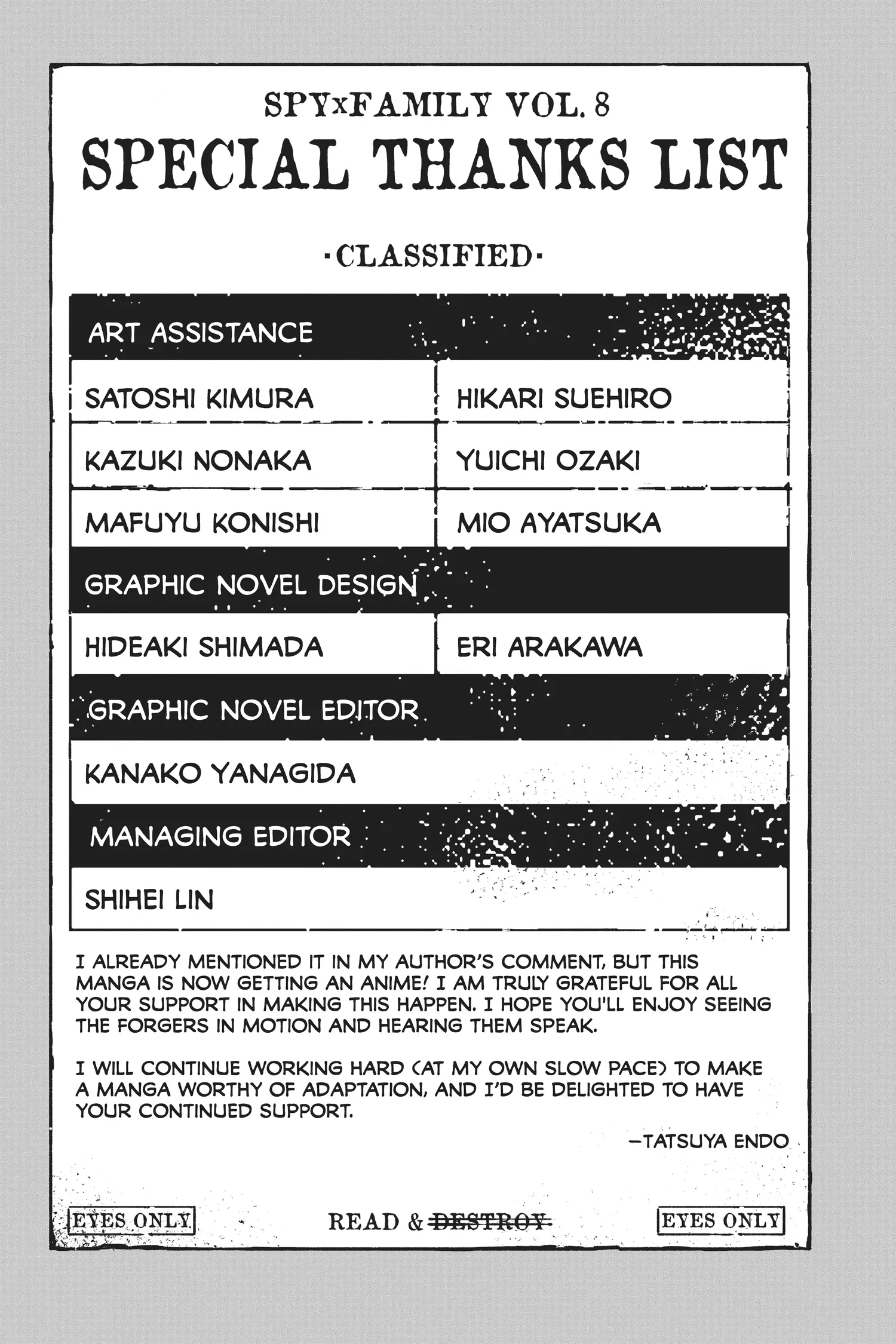 SPY x FAMILY Manga, chapter Vol 8, page 200